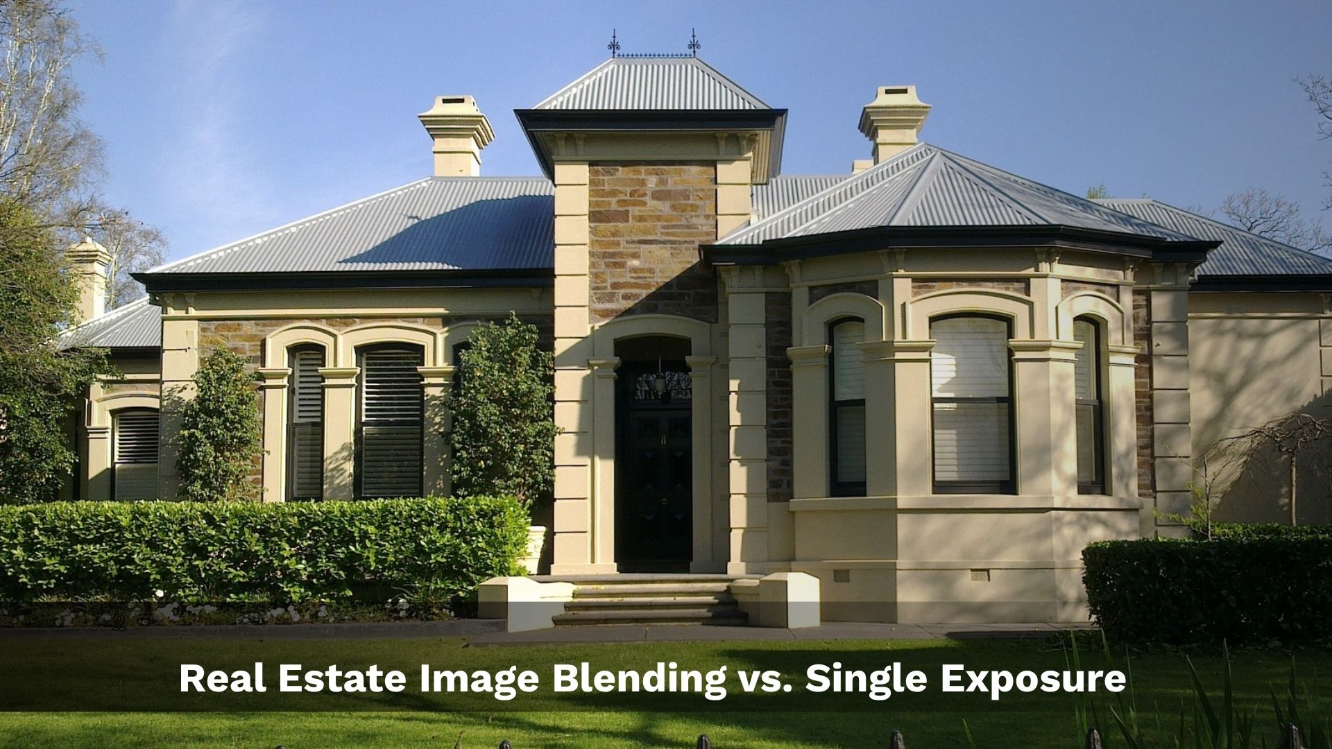 Real Estate Image Blending vs. Single Exposure